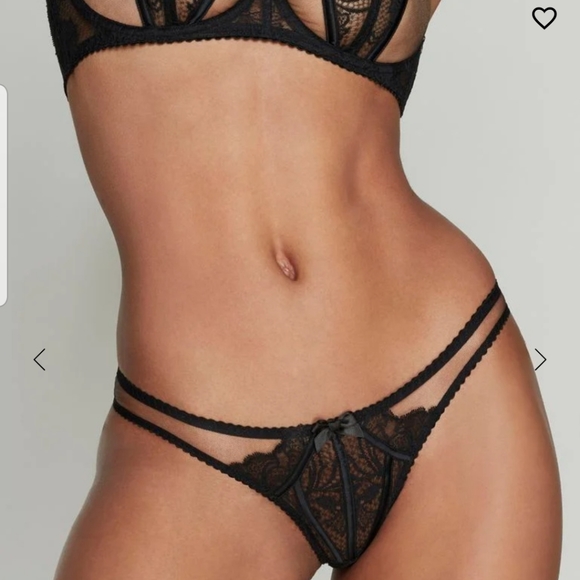NWT Agentprovocateur Rozlyn Brief Black Size 2